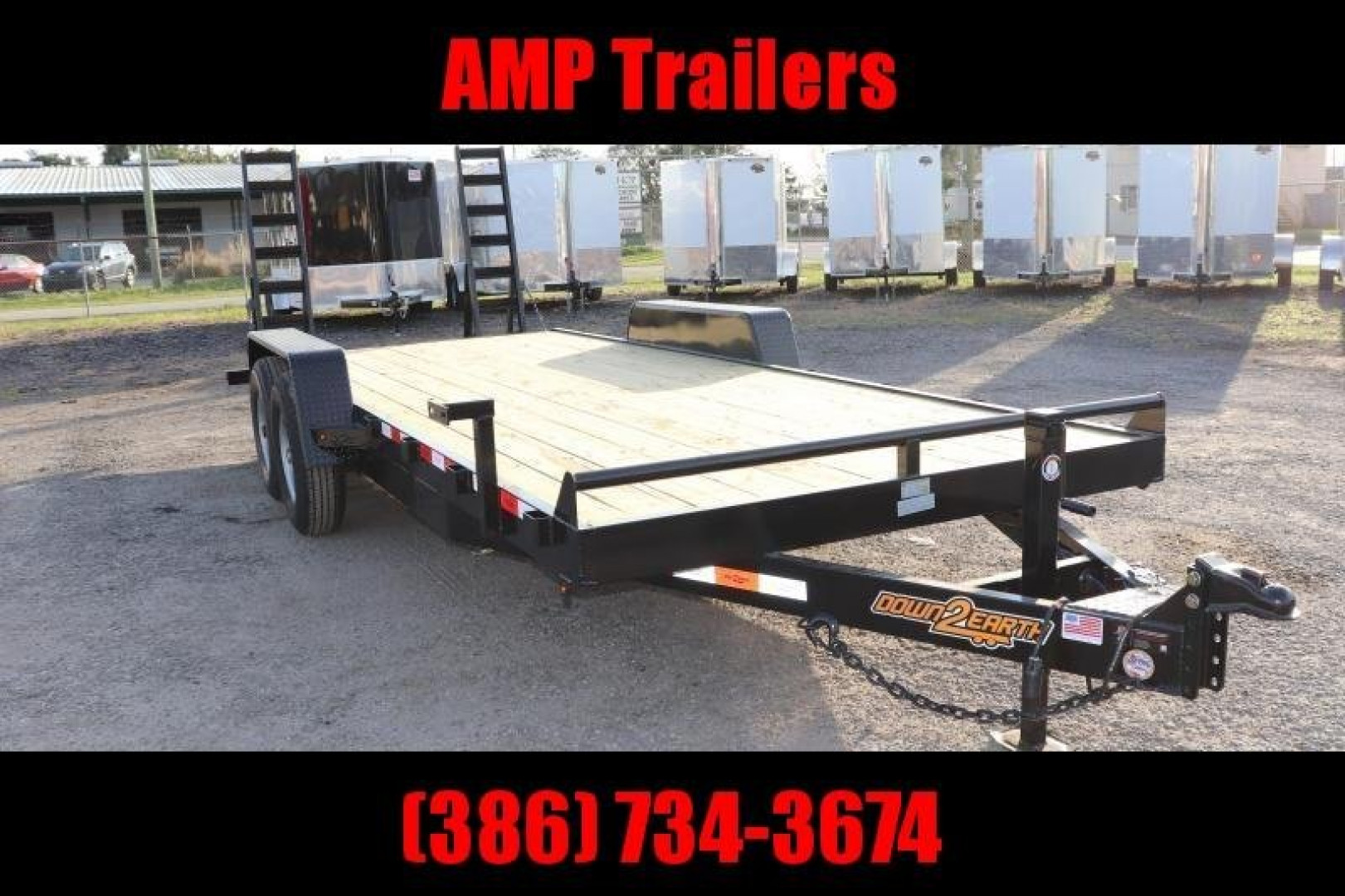 New 2023 Down 2 Earth Trailers 82x20 EQ Equipment Trailer*LIMITED SPECIAL