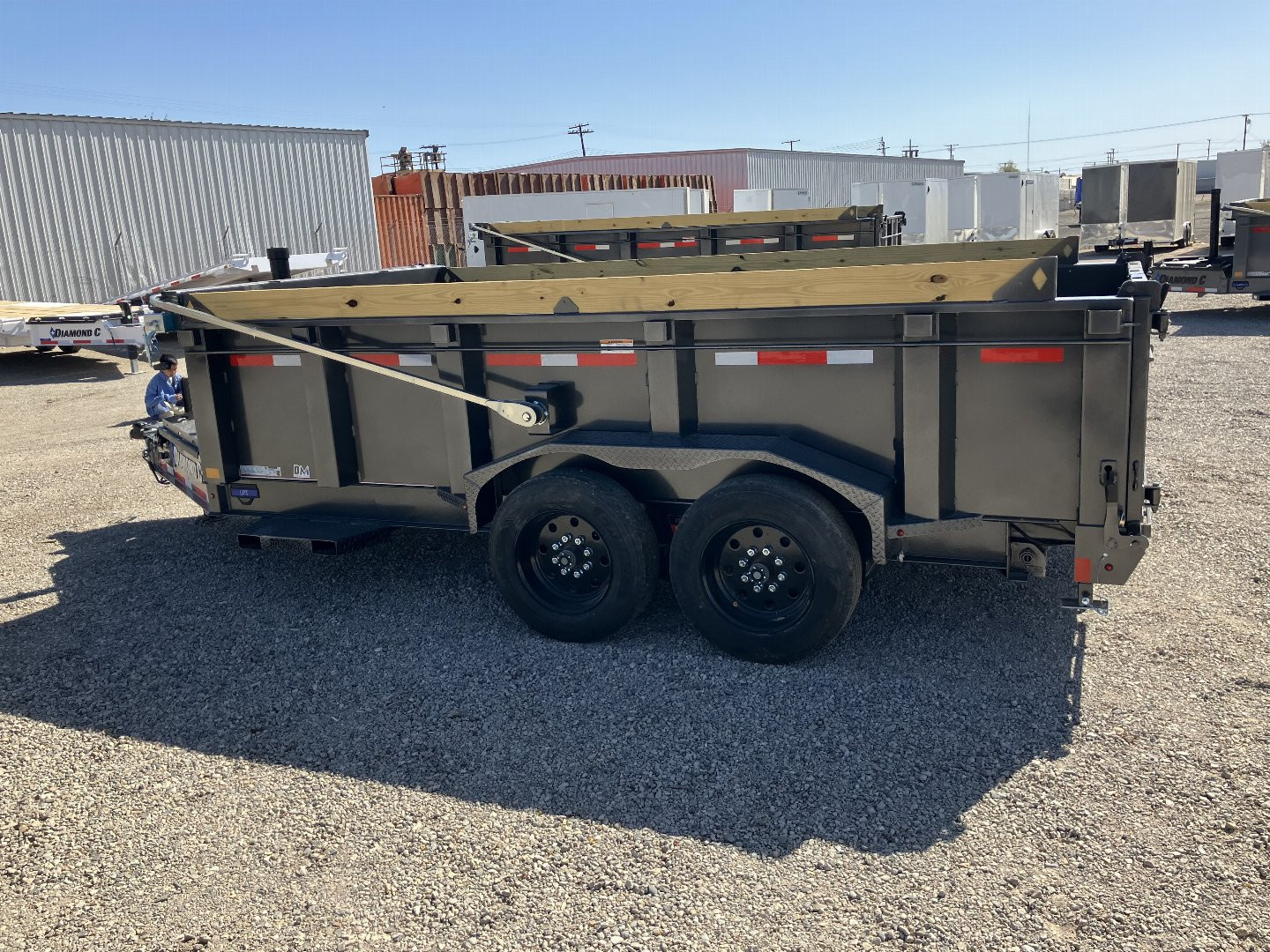 New 2025 Diamond C Trailers LPT 207 14X82X32 Dump Trailer