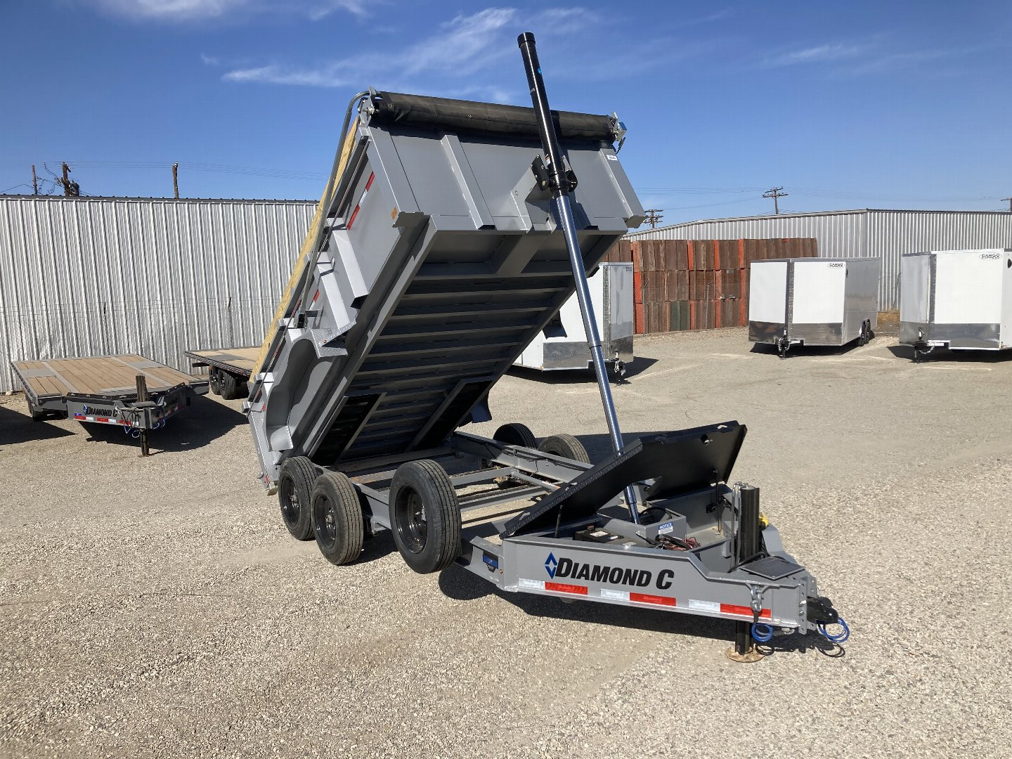 New 2025 Diamond C Trailers LPT207 14X82X32 Dump Trailer