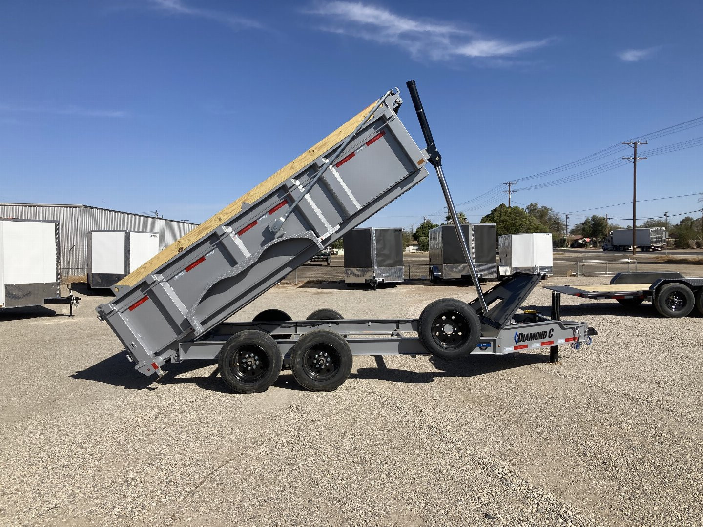 New 2025 Diamond C Trailers LPT207 14X82X32 Dump Trailer
