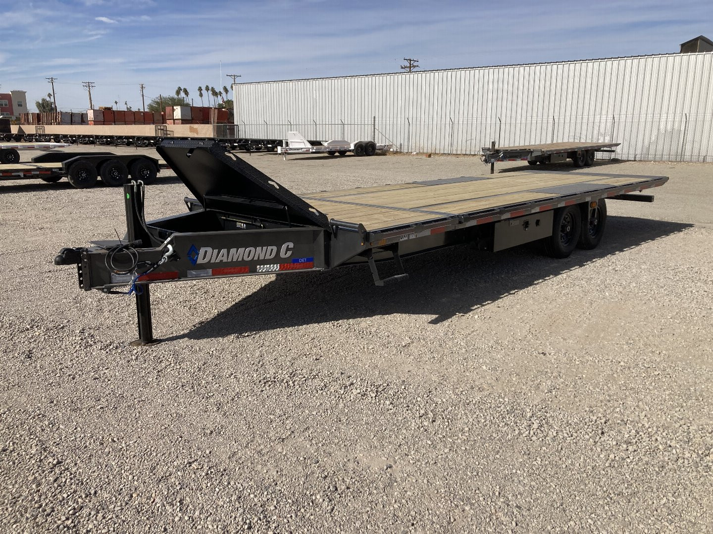 New 2025 Diamond C Trailers DET 207 24X102 Tilt Trailer