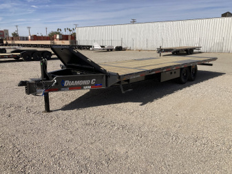 New 2025 Diamond C Trailers DET 207 24X102 Tilt Trailer