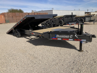 New 2025 Diamond C Trailers DET 207 24X102 Tilt Trailer