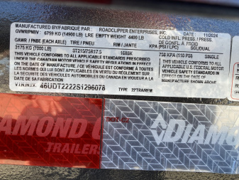 New 2025 Diamond C Trailers HDT 207 22X82 Tilt Trailer