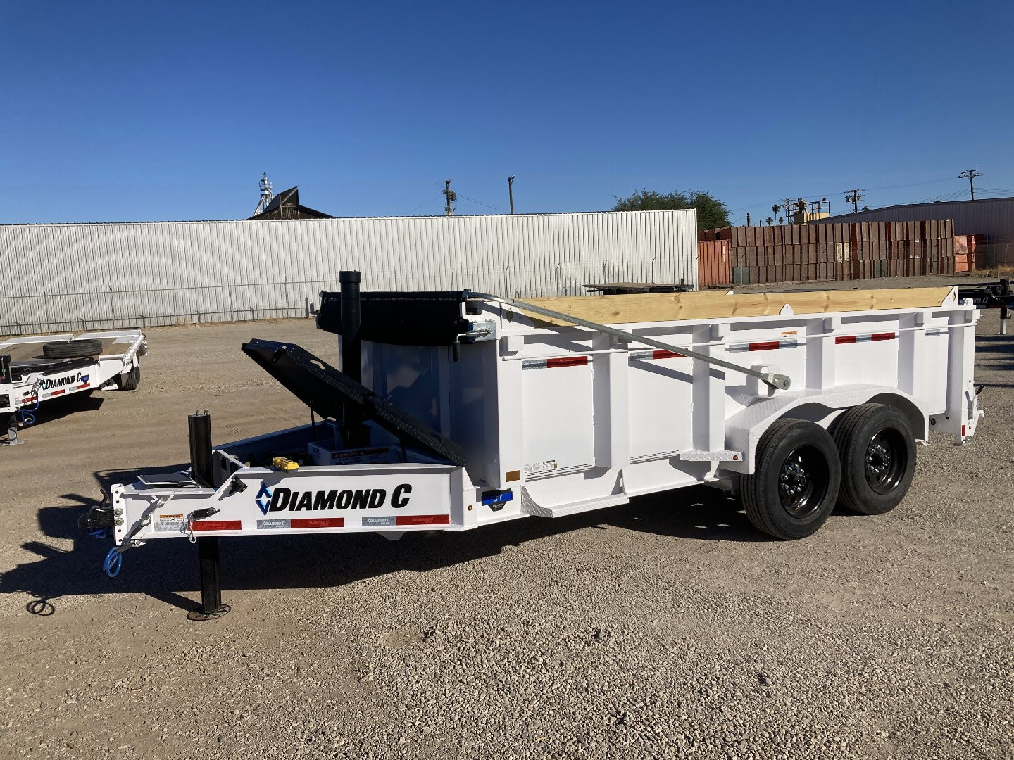 New 2025 Diamond C Trailers LPT 207 14X82LPT207 LOW PROFILE TELESCOPIC DUMP TRAILER Dump Trailer