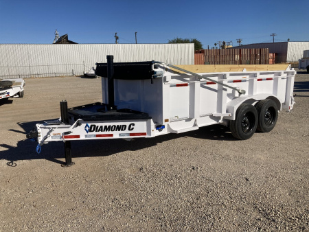 New 2025 Diamond C Trailers LPT 207 14X82LPT207 LOW PROFILE TELESCOPIC DUMP TRAILER Dump Trailer