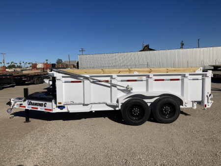 New 2025 Diamond C Trailers LPT 207 14X82LPT207 LOW PROFILE TELESCOPIC DUMP TRAILER Dump Trailer