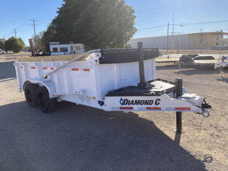 New 2025 Diamond C Trailers LPT 207 14X82LPT207 LOW PROFILE TELESCOPIC DUMP TRAILER Dump Trailer