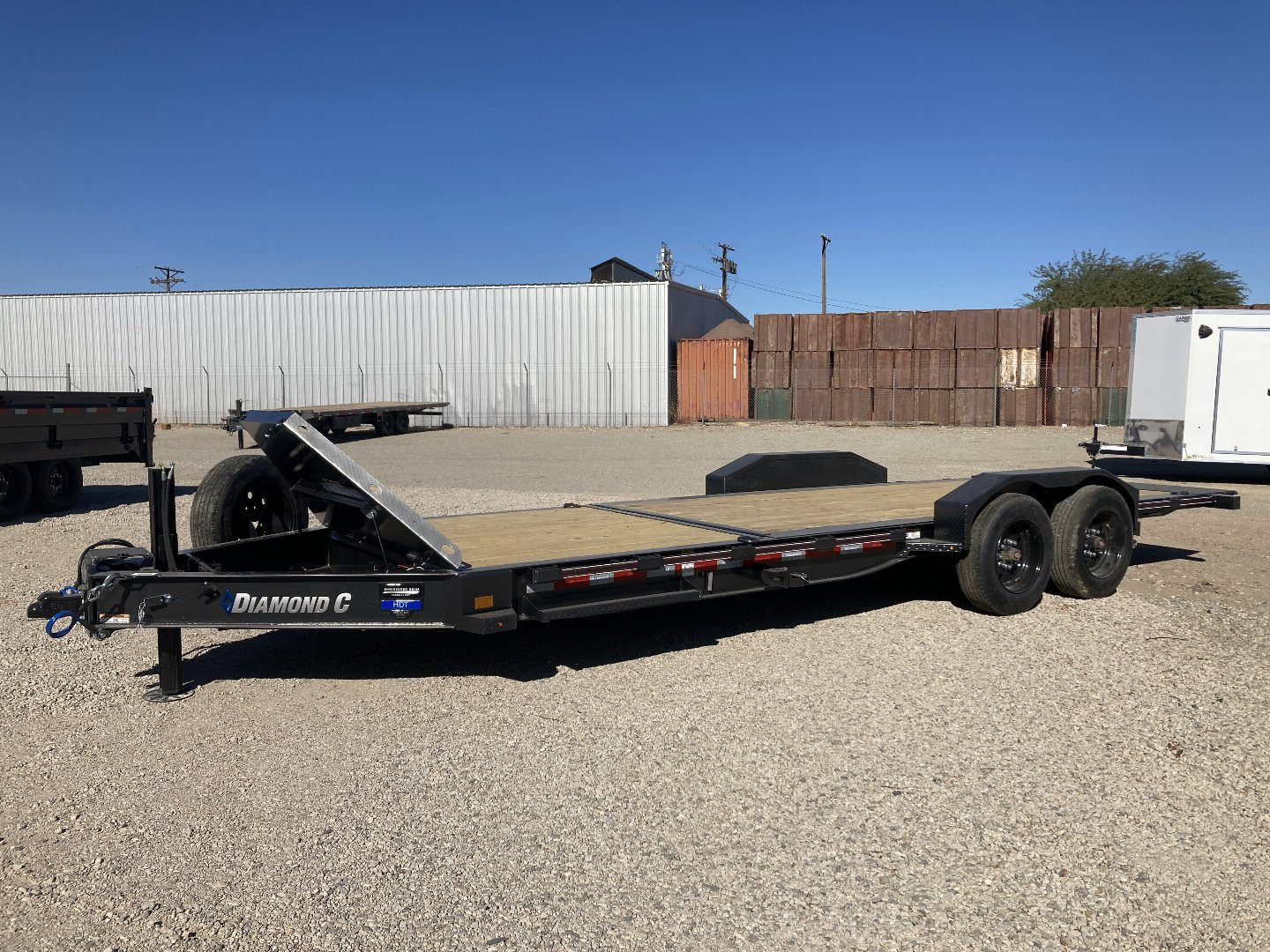 New 2025 Diamond C Trailers HDT 208 22X80 HYDRAULICALLY DAMPENED TILT EQUIPMENT TRAILER- Tilt Trailer
