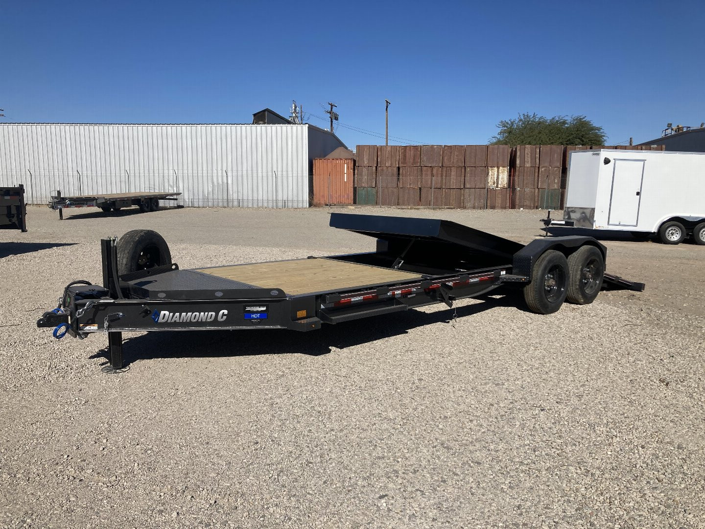 New 2025 Diamond C Trailers HDT 208 22X80 HYDRAULICALLY DAMPENED TILT EQUIPMENT TRAILER- Tilt Trailer