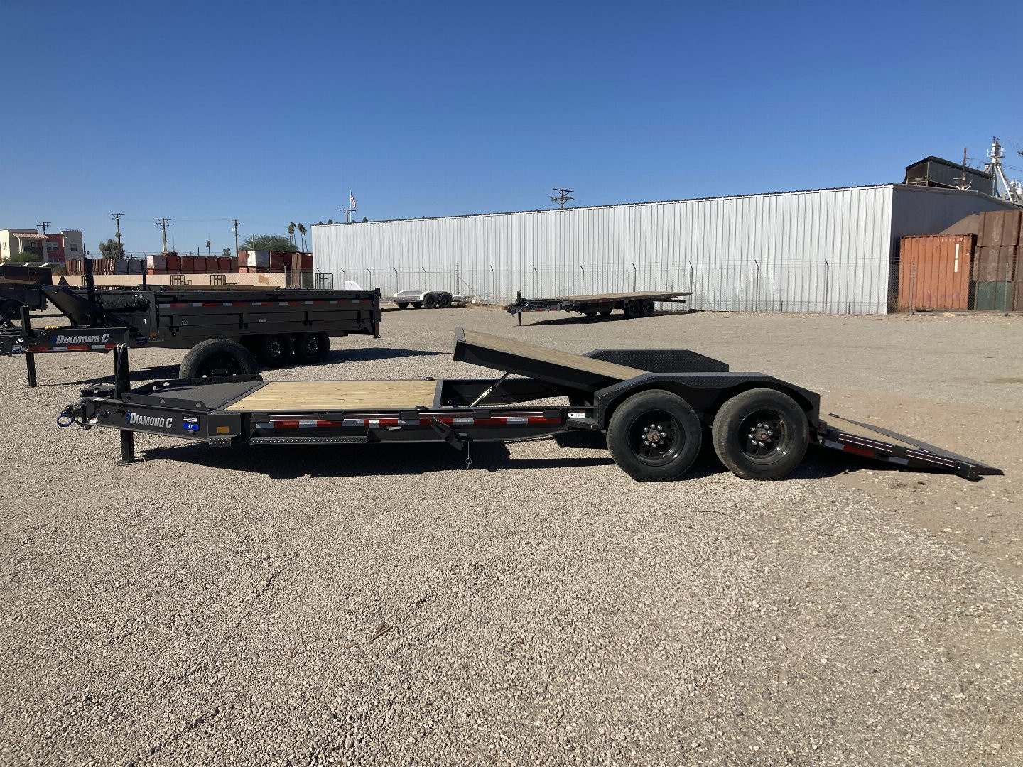 New 2025 Diamond C Trailers HDT 208 22X80 HYDRAULICALLY DAMPENED TILT EQUIPMENT TRAILER- Tilt Trailer