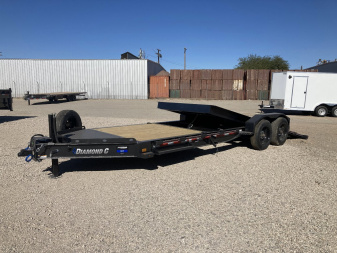 New 2025 Diamond C Trailers HDT208 22X80 HYDRAULICALLY DAMPENED TILT EQUIPMENT TRAILER- Equipment Trailer