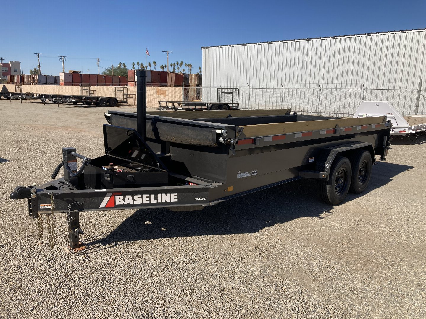 New 2025 Baseline HDU207 16x82 HD TELESCOPIC DUMP TRAILER Dump Trailer