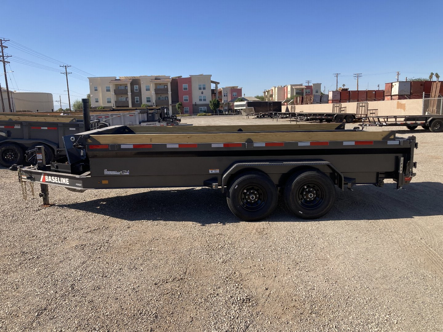 New 2025 Baseline HDU207 16x82 HD TELESCOPIC DUMP TRAILER Dump Trailer