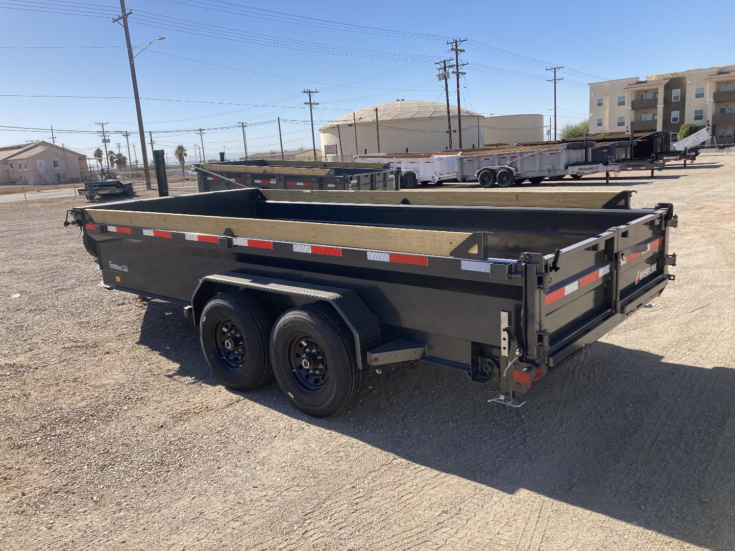 New 2025 Baseline HDU207 16x82 HD TELESCOPIC DUMP TRAILER Dump Trailer