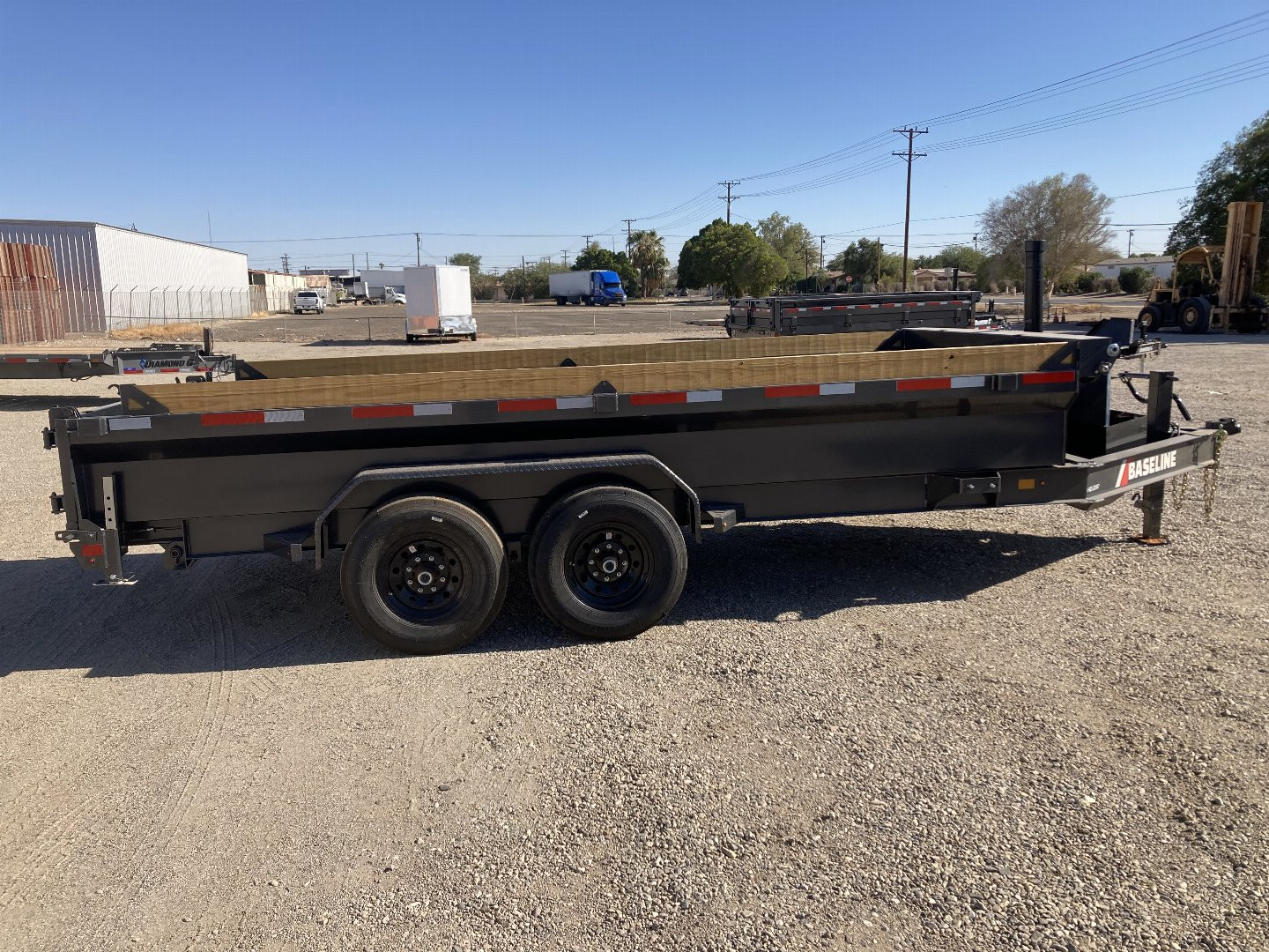 New 2025 Baseline HDU207 16x82 HD TELESCOPIC DUMP TRAILER Dump Trailer
