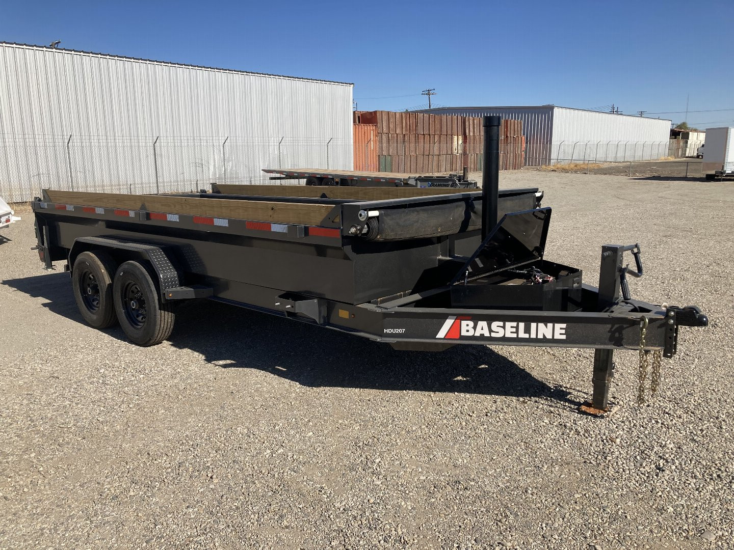 New 2025 Baseline HDU207 16x82 HD TELESCOPIC DUMP TRAILER Dump Trailer