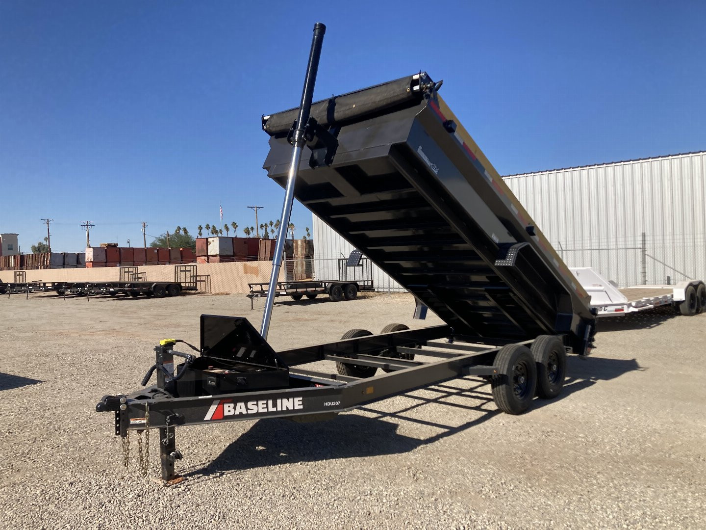 New 2025 Baseline HDU207 16x82 HD TELESCOPIC DUMP TRAILER Dump Trailer