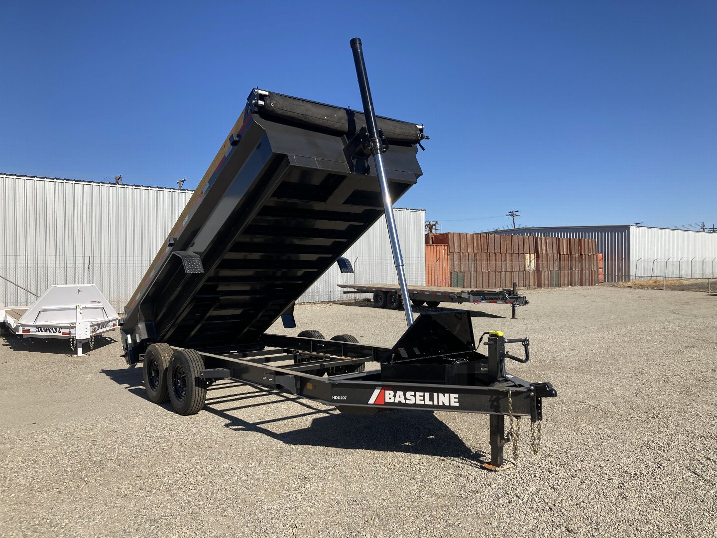 New 2025 Baseline HDU207 16x82 HD TELESCOPIC DUMP TRAILER Dump Trailer