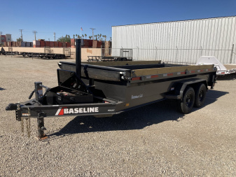 New 2025 Baseline HDU207 16x82 HD TELESCOPIC DUMP TRAILER Dump Trailer