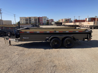New 2025 Baseline HDU207 16x82 HD TELESCOPIC DUMP TRAILER Dump Trailer