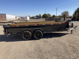 New 2025 Baseline HDU207 16x82 HD TELESCOPIC DUMP TRAILER Dump Trailer