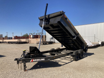 New 2025 Baseline HDU207 16x82 HD TELESCOPIC DUMP TRAILER Dump Trailer