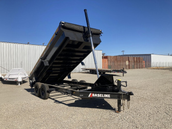 New 2025 Baseline HDU207 16x82 HD TELESCOPIC DUMP TRAILER Dump Trailer