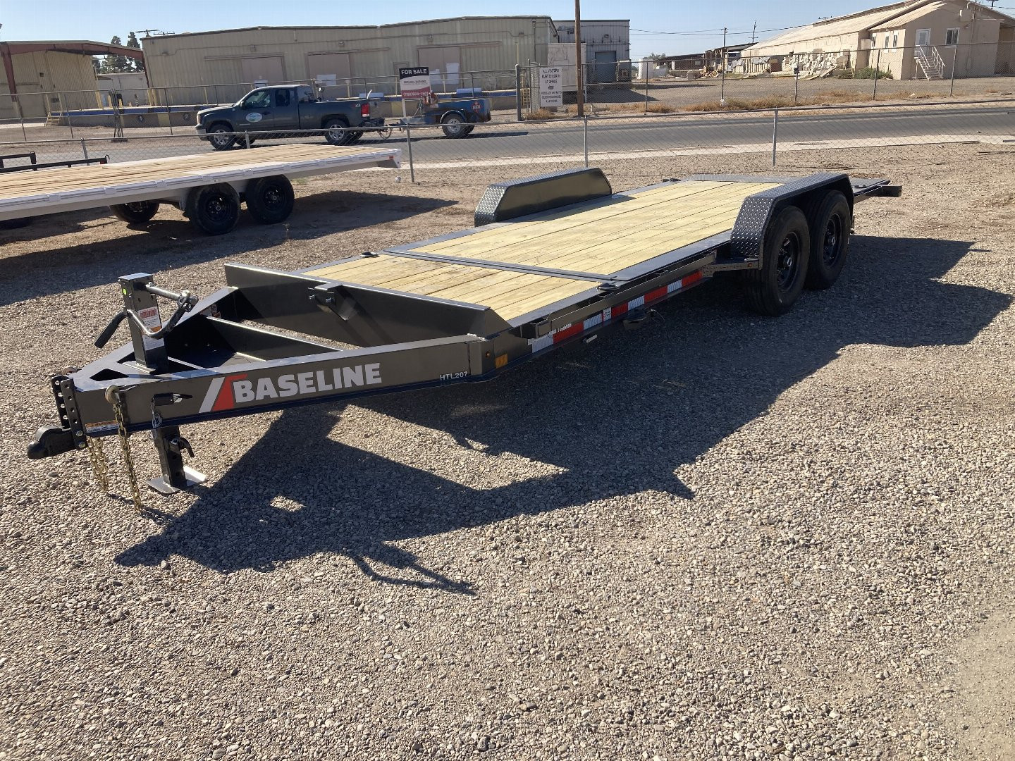New 2025 BASELINE HTL207 20X82 HYD DAMPENED Equipment Trailer