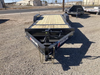 New 2025 BASELINE HTL207 20X82 HYD DAMPENED Equipment Trailer
