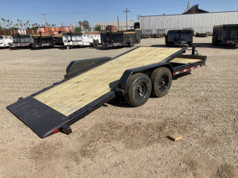 New 2025 BASELINE HTL207 20X82 HYD DAMPENED Equipment Trailer