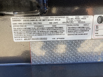 New 2025 BASELINE HTL207 20X82 HYD DAMPENED Equipment Trailer