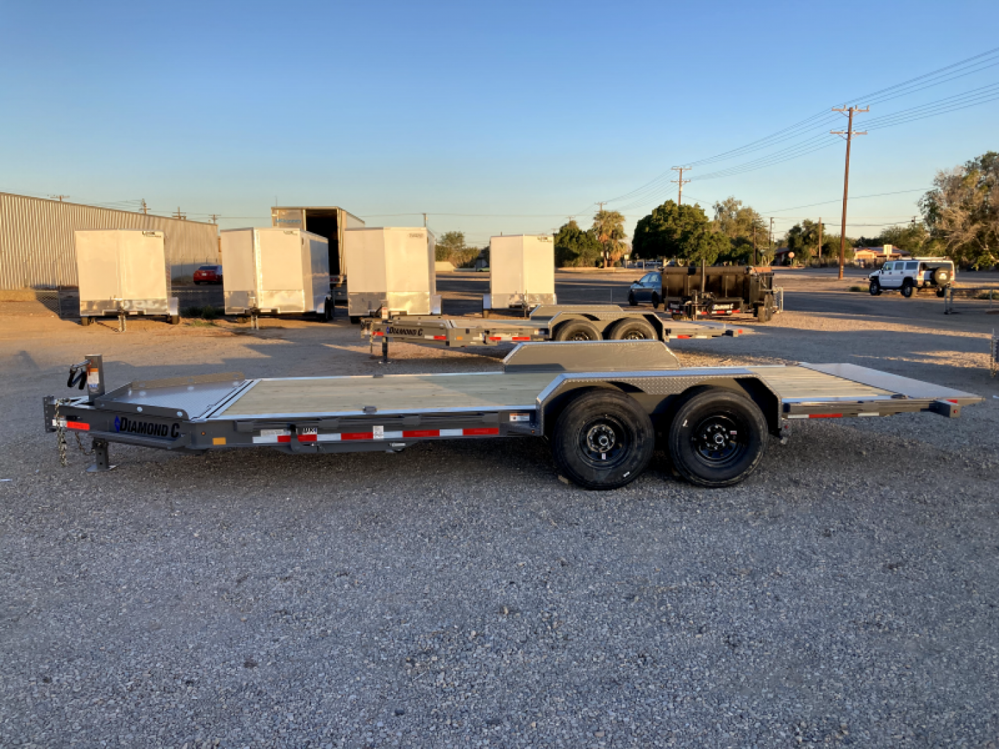 New 2024 Diamond C Trailers HDT207 HYDRAULICALLY DAMPENED TILT EQUIPMENT TRAILER Equipment Trailer