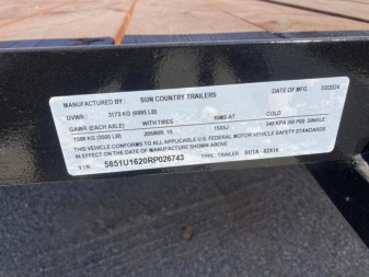 New 2025 Playcraft PP16X82 Utility Trailer