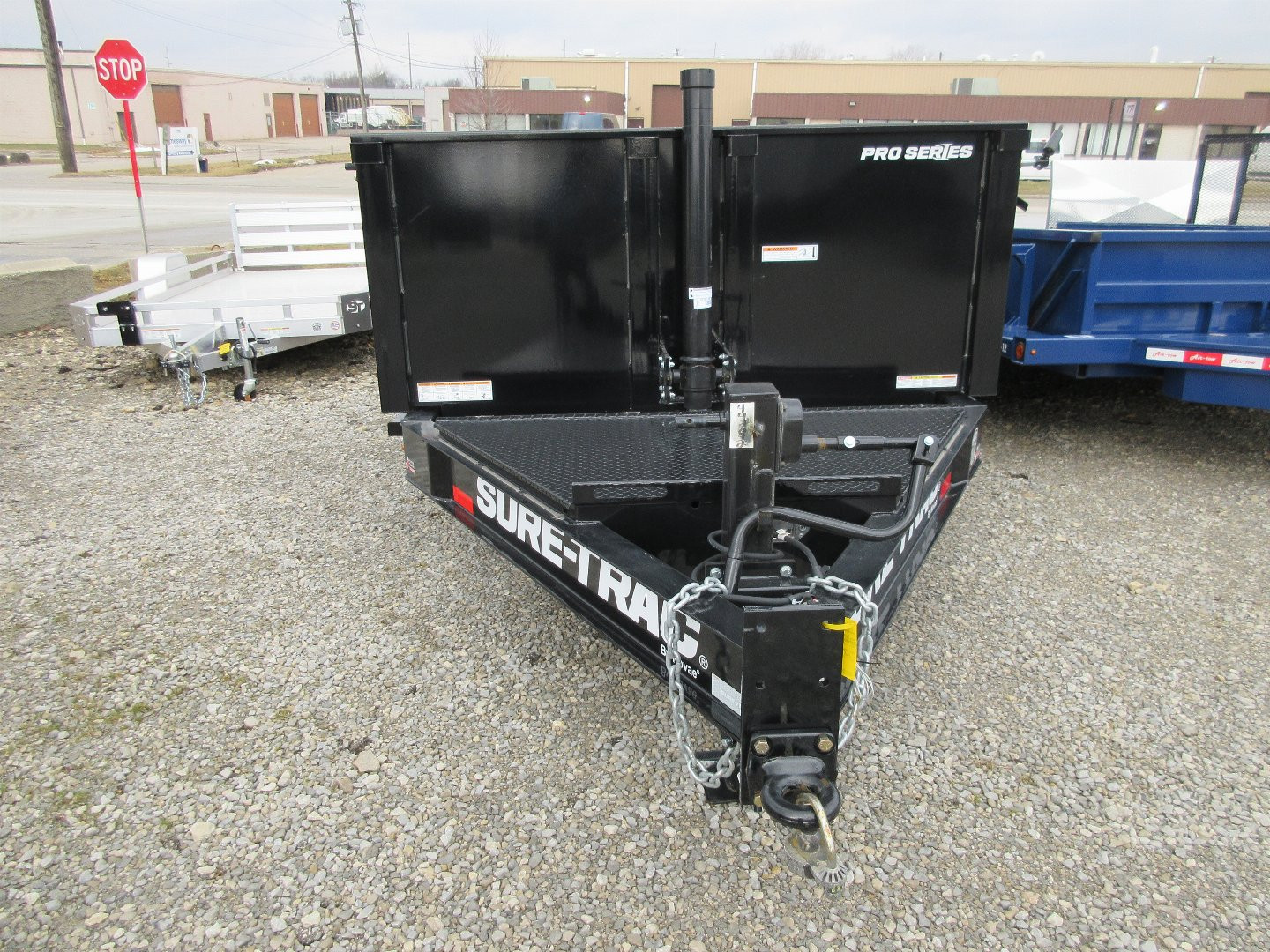 New 2025 Sure-Trac 7 x 14 Pro Series Telescopic Dump Trailer 15.4K