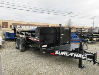 New 2025 Sure-Trac 7 x 14 Pro Series Telescopic Dump Trailer 15.4K