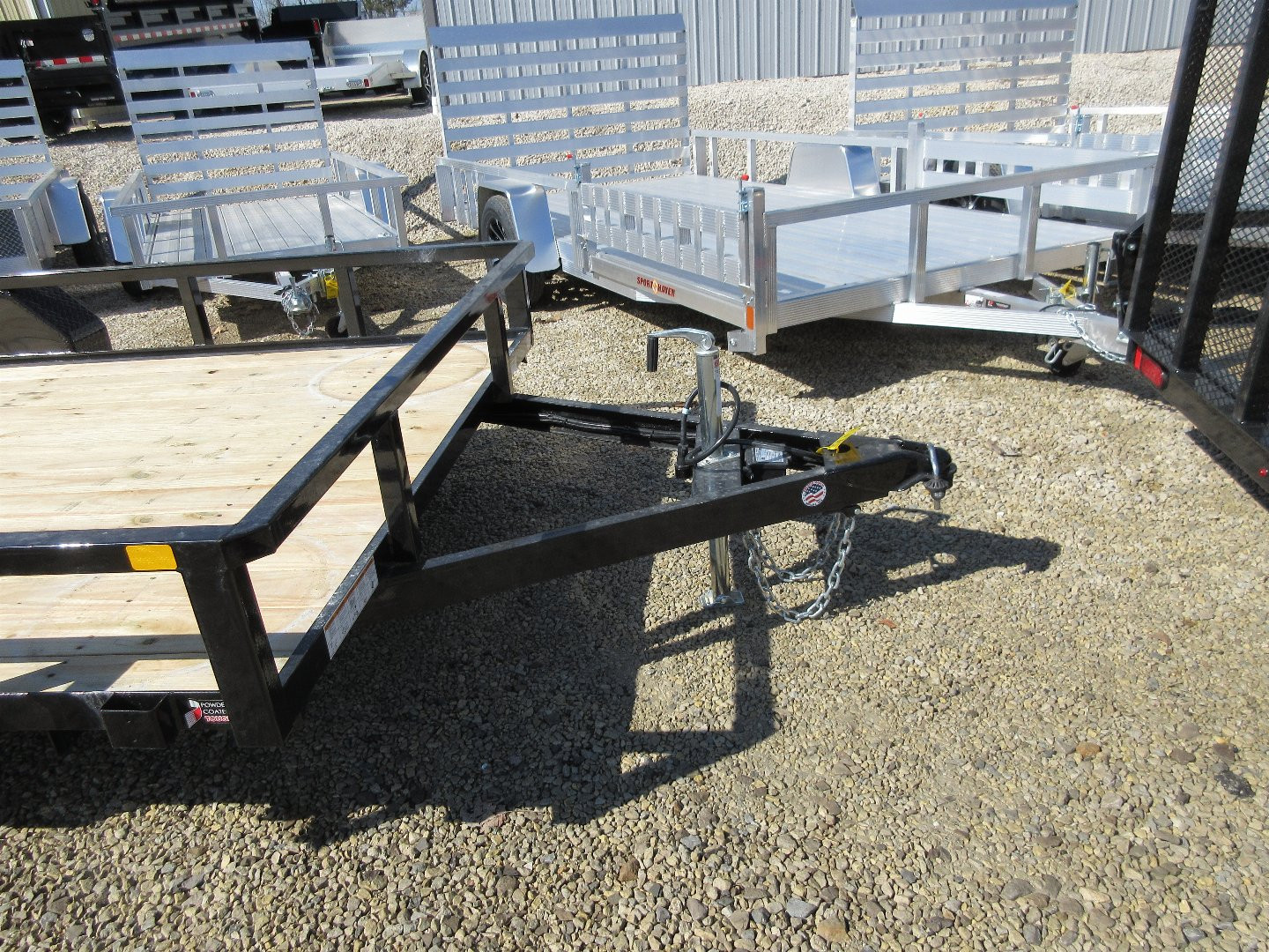 New 2025 SURE-TRAC 7X14 TUBE TOP 7K Utility Trailer