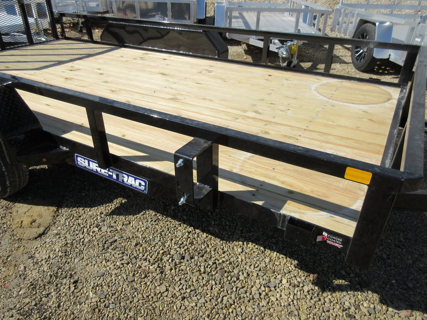 New 2025 SURE-TRAC 7X14 TUBE TOP 7K Utility Trailer