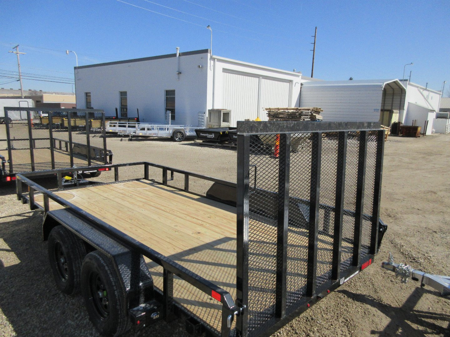 New 2025 SURE-TRAC 7X14 TUBE TOP 7K Utility Trailer
