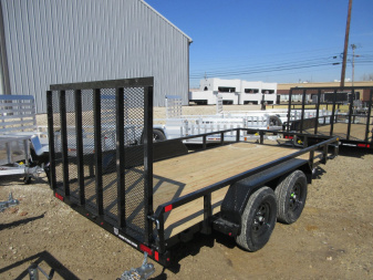 New 2025 SURE-TRAC 7X14 TUBE TOP 7K Utility Trailer
