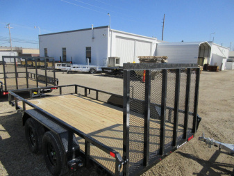 New 2025 SURE-TRAC 7X14 TUBE TOP 7K Utility Trailer