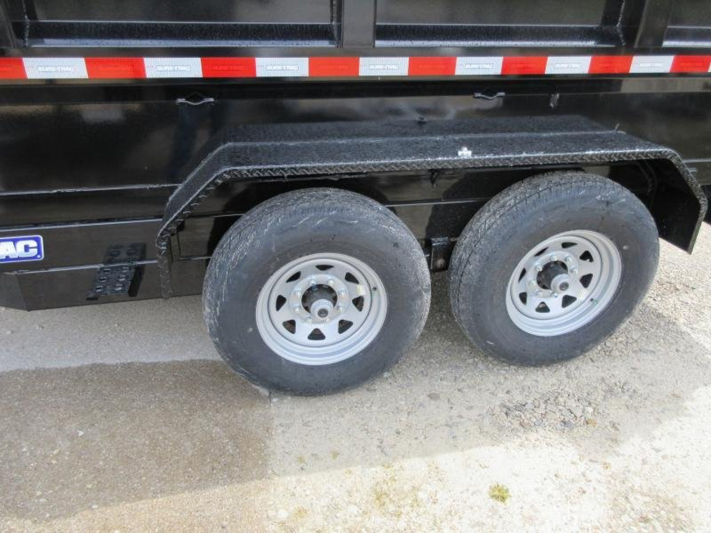 New 2025 SURE-TRAC 82 IN x 12 HD Low Profile Dump Trailer 12K Telescopic Dump Trailer