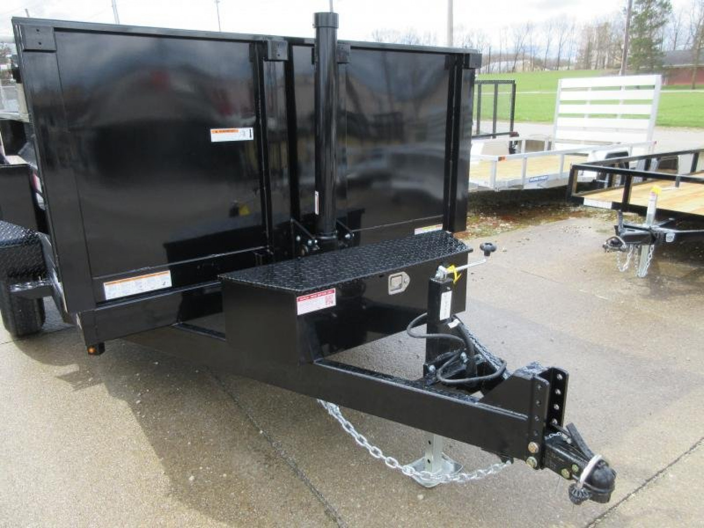 New 2025 SURE-TRAC 82 IN x 12 HD Low Profile Dump Trailer 12K Telescopic Dump Trailer