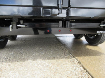 New 2025 SURE-TRAC 82 IN x 12 HD Low Profile Dump Trailer 12K Telescopic Dump Trailer