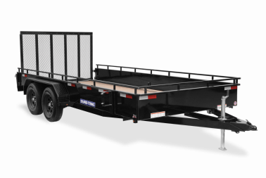 New 2025 SURE-TRAC 7X16 TANDEM STEEL HIGH SIDE Utility Trailer