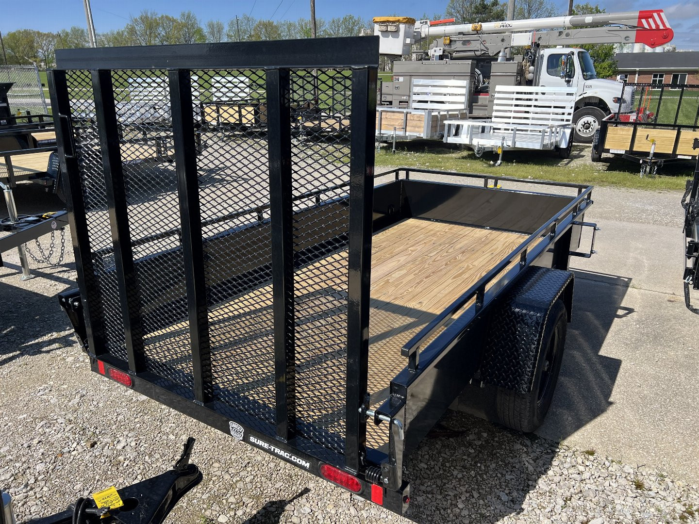 New 2025 Sure-Trac 5X10 STEEL HIGH SIDE Utility Trailer