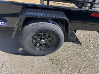 New 2025 Sure-Trac 5X10 STEEL HIGH SIDE Utility Trailer