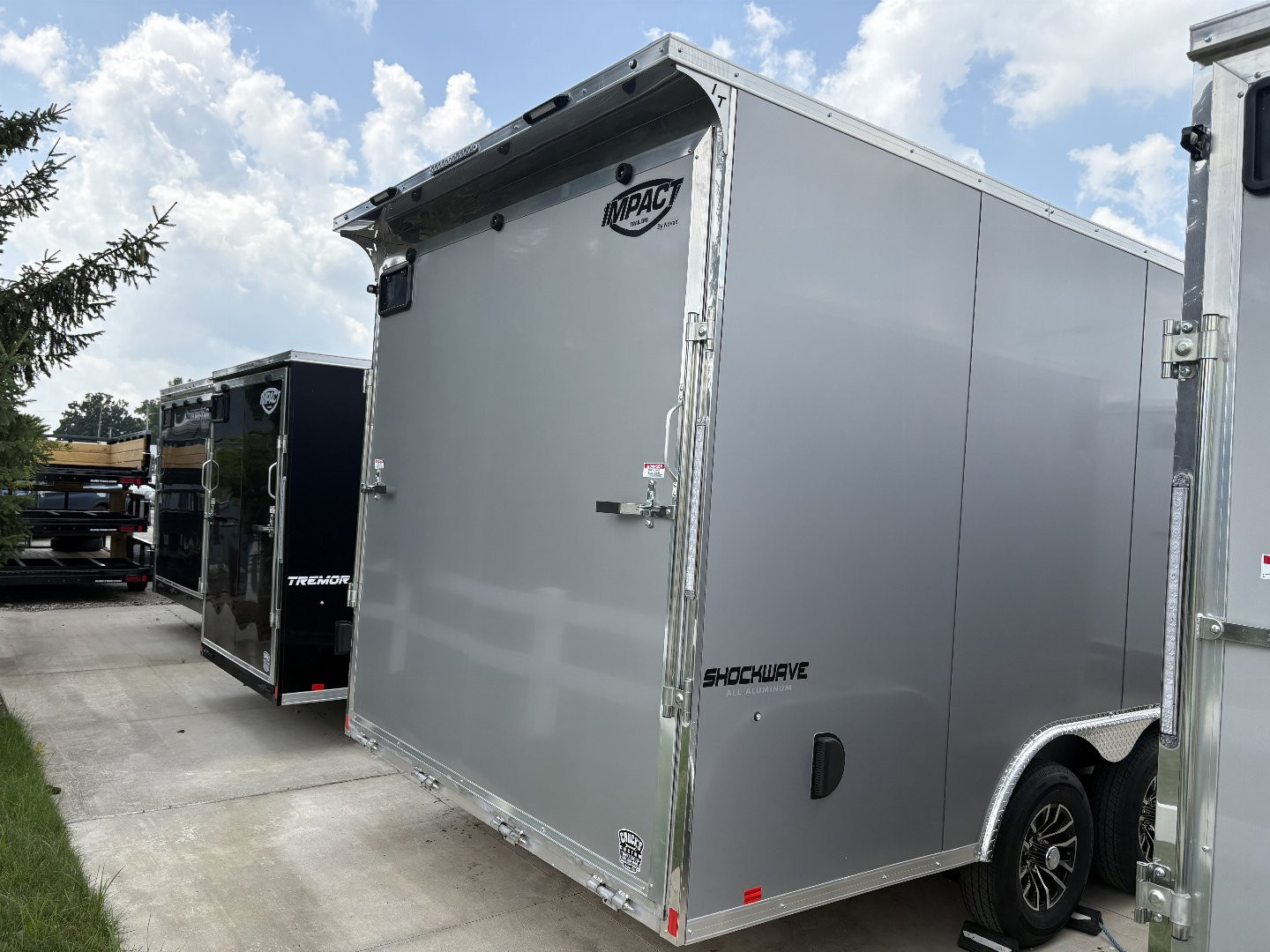 New 2025 Impact Trailers 8.5'X20' ALUMINUM CAR HAULER SHOCKWAVE Cargo / Enclosed Trailer