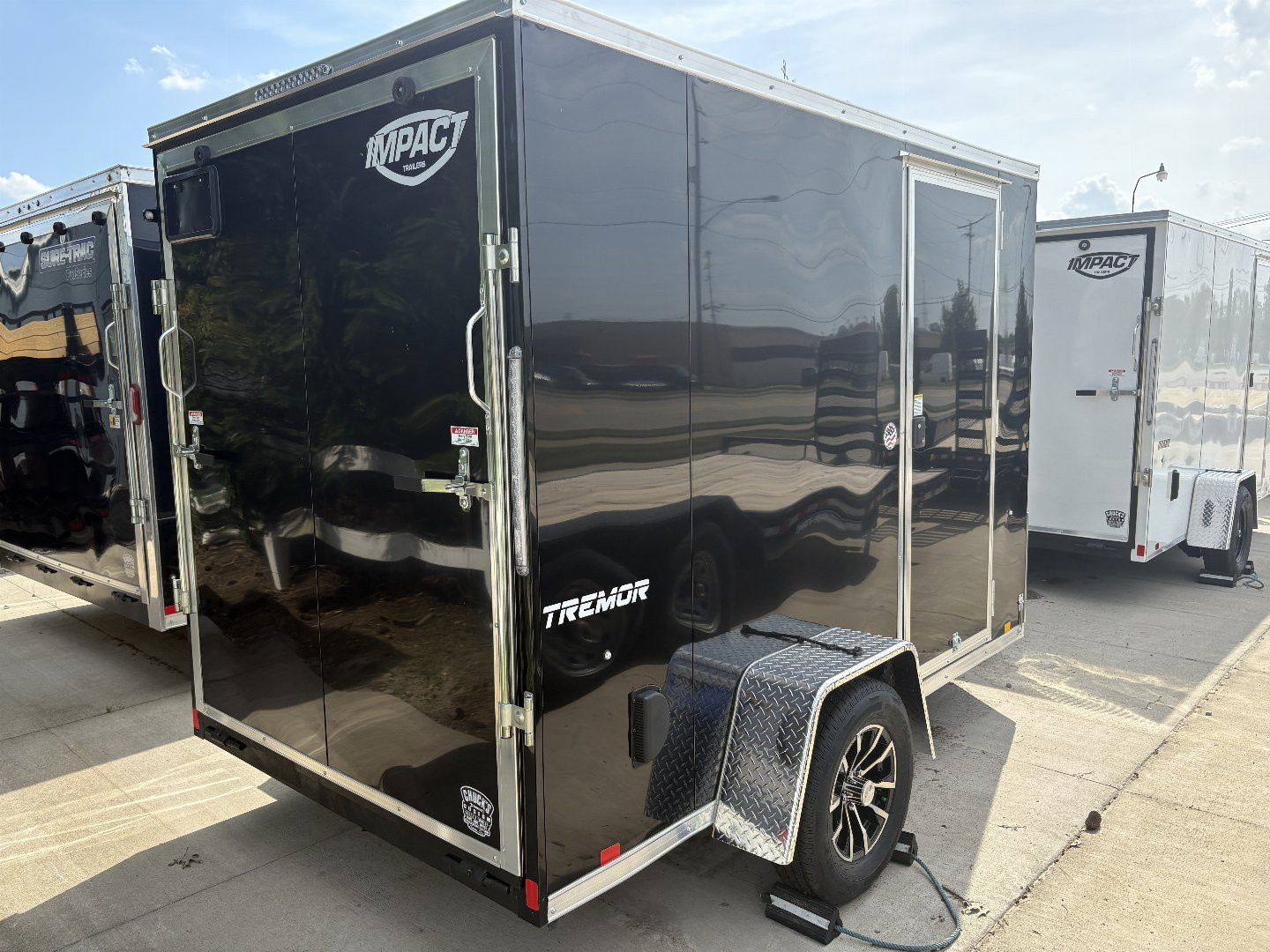 New 2025 Impact Trailers 6'X10' TREMOR BLACK RAMP DOOR CARGO Cargo / Enclosed Trailer