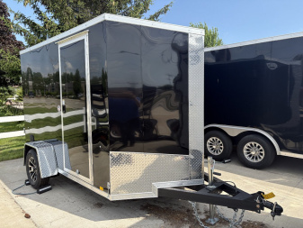 New 2025 Impact Trailers 6'X10' TREMOR BLACK RAMP DOOR CARGO Cargo / Enclosed Trailer